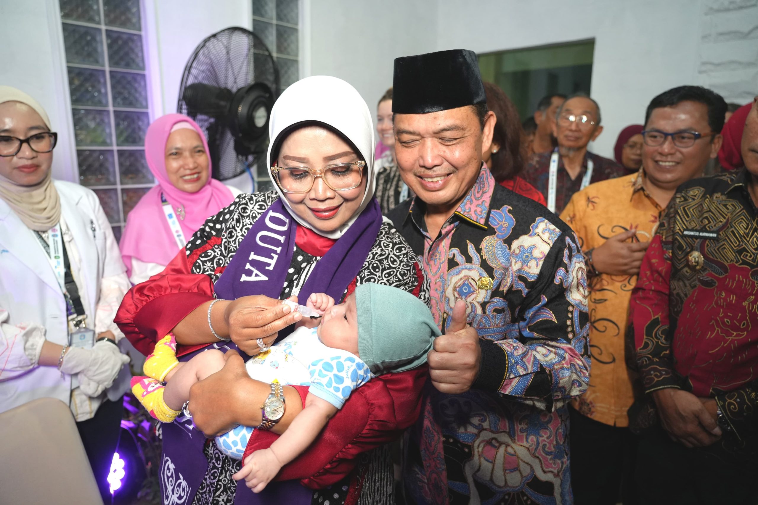 Erlina Norsan Resmi Sandang Gelar Duta Imunisasi Kalbar, Siap Gerakkan PKK Dorong Cakupan Imunisasi Anak
