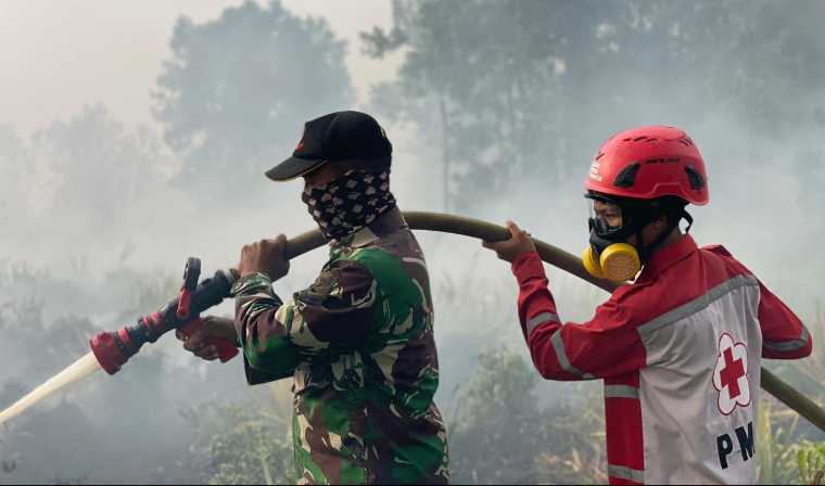 Masih Terdampak Asap, Sejumlah Warga Desa Galang Mempawah Mengungsi